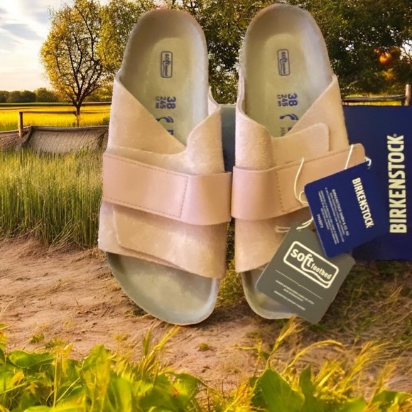 BIRKENSTOCK MADE IN GERMANY SOFT FOOTBED KYOTO UNISEX SZ 38 EU/ 7-7.5 US IN SO… - Picture 2 of 16